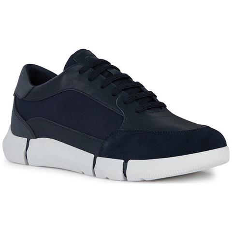 Adacter Sneakers Pelle Scarpe Uomo Blu Eu 42, U45ffb 08511 C4002 - Foto 2