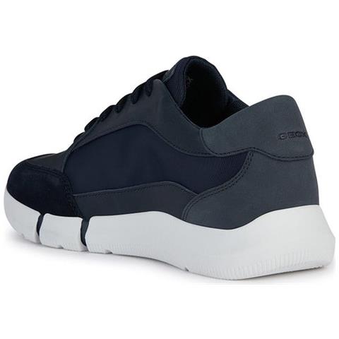 Adacter Sneakers Pelle Scarpe Uomo Blu Eu 42, U45ffb 08511 C4002 - Foto 3