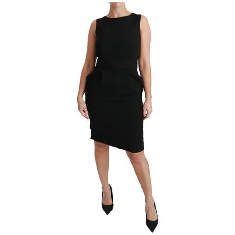 Abito Formale Elasticizzato Tubino Nero - It48 - Xl - Foto 1