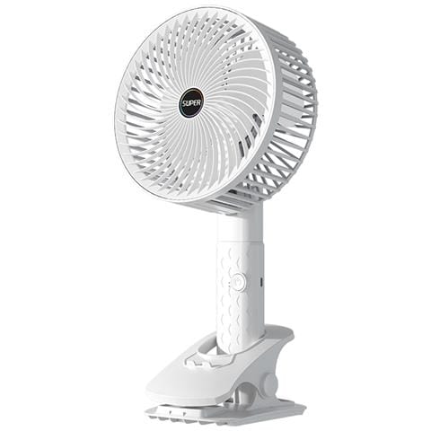 Ventilatore Portatile Da 5w, Con Batteria Ricaricabile, Rotazione Di 360° E Clip Di Presa. - Foto 1
