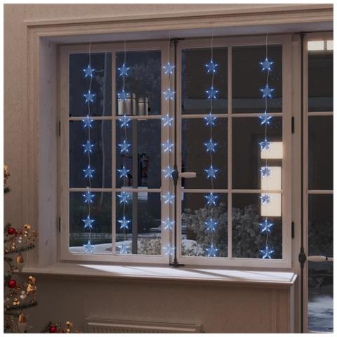 Lusso Casadino - Luci Fatate A Stella A Led 200 Led Blu 8 Funzioni - Foto 7