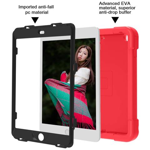 Custodia Per Ipad Mini 5/4 7.9"" Armatura Con Supporto Girevole Rosso - Foto 2
