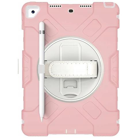Custodia Per Ipad 9/8/7 10.2"" Armatura Con Supporto Girevole Rosa - Foto 1
