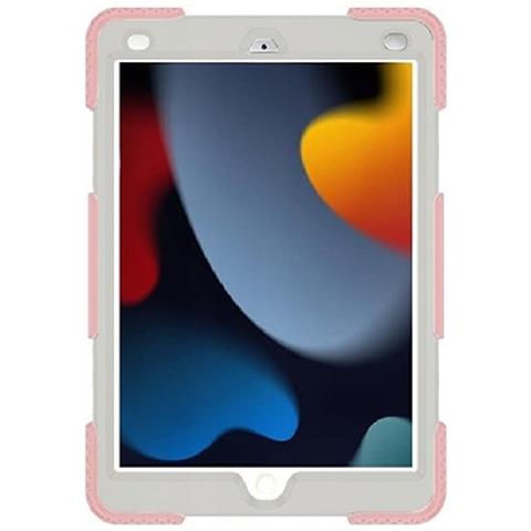 Custodia Per Ipad 9/8/7 10.2"" Armatura Con Supporto Girevole Rosa - Foto 2
