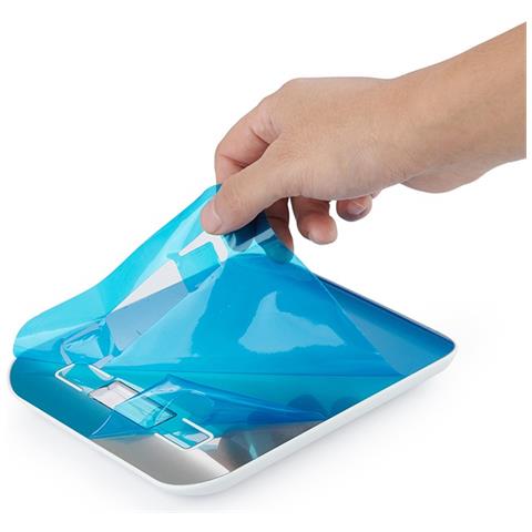 Bilancia Da Cucina Digitale Ricaricabile Con Batterie Incluse - Acciaio Inox Argento 5 Kg / 1 G - Foto 5