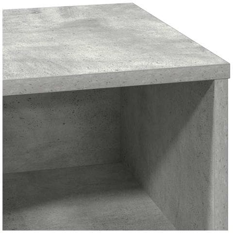 Armadio da Notte con cassetto Grigio cemento 50 x 34.5 x 50 cm. - Foto 9