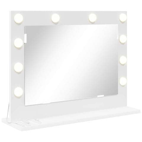 Specchio da Vanità con specchio Bianco 60 x 45 x 18 cm - Foto 1