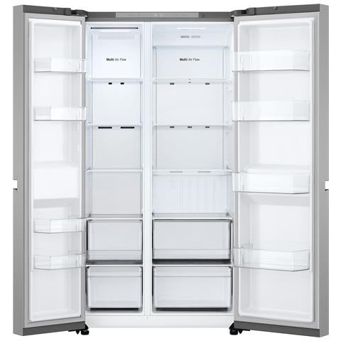 GSBC40PYPE Frigorifero Side-by-Side, Classe E, 664L, Porte piatte, Linear Cooling, Smart Diagnosis, Prime Silver - Foto 2