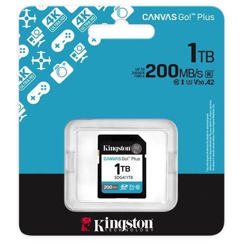 Canvas Go! Plus 1TB SDXC Canvas Go Plus Gen4 200MB /s C10 UHS-I U3 V30 - Foto 2