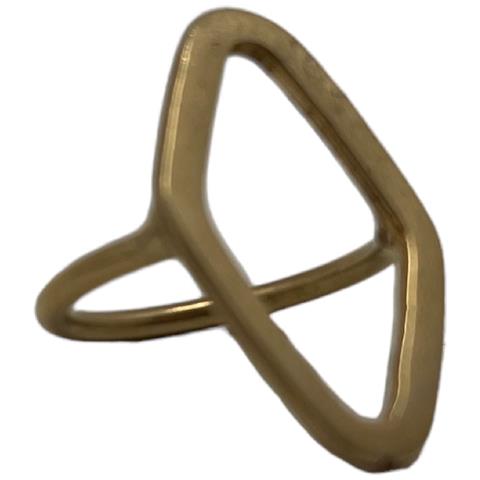 Anello Placcato A Forma Di Diamante ""gloria Mago"" - Foto 4