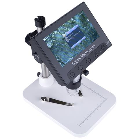 Mikroscopio Digitale Con Schermo 4,3"" Dm3-z01b049 - Ingrandimento 50x-1000x | 8 Led Regolabili, Connessione Pc | Uso Professionale E Educativo - Foto 8