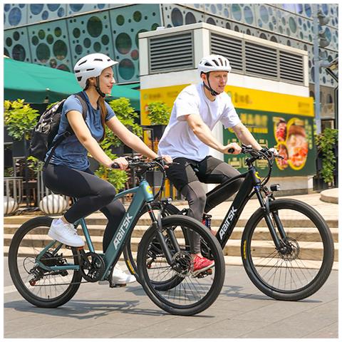 Bicicletta Elettrica 26 Pollici E-bike 250w Batteria 36v10ah Autononomia 25-50km Gt300 City Bike Nero - Foto 8