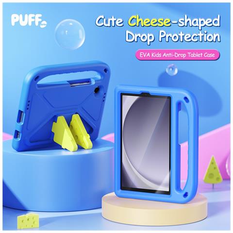 Cover per Galaxy Tab A9 - Blu, Antiurto, Con Soporte - Foto 2