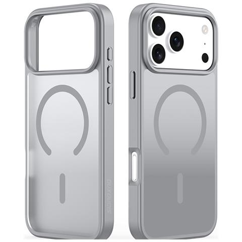 Cover per iPhone 17 Pro - TPU+PC, Grigio, MagSafe - Foto 4