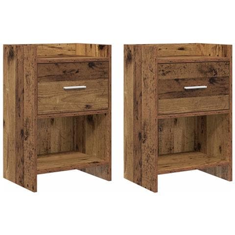 Comodini 2 pcs Legno antico 40 x 30 x 60 cm - Foto 1