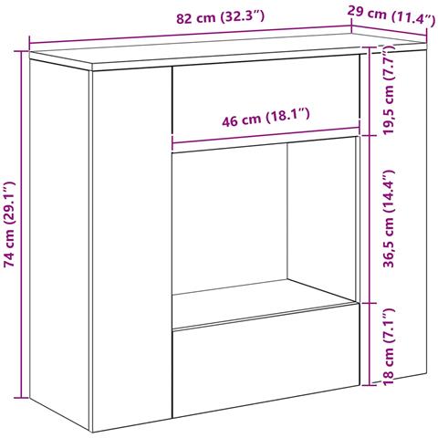 82 x 29 x 74 cm - Foto 9