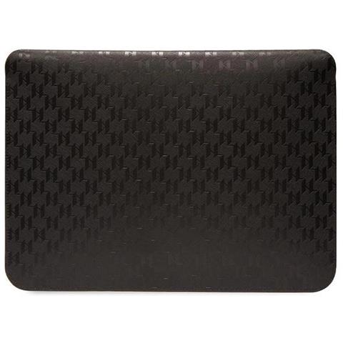 Karl Lagerfeld Saffiano Monogram Iconic Custodia Per Laptop 16 - Nera - Foto 4