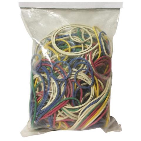 Busta 1kg Elastici Gomma 80x8 Blu - Foto 1