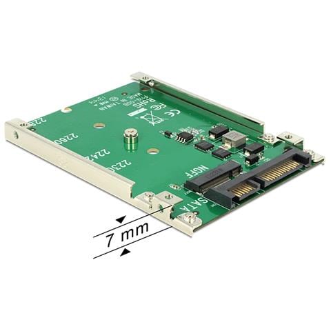 62544, SATA, M. 2 NGFF, Verde, 10 cm, 7 cm, 7 mm - Foto 1