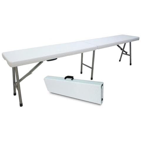 Panca da campeggio in polipropilene pieghevole con chiusura a valigetta - Foto 2