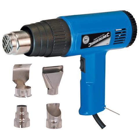 Pistola Termica Sverniciatore Ad Aria Calda Con 4 Ugelli 550° Potenza 2000 W - Foto 2