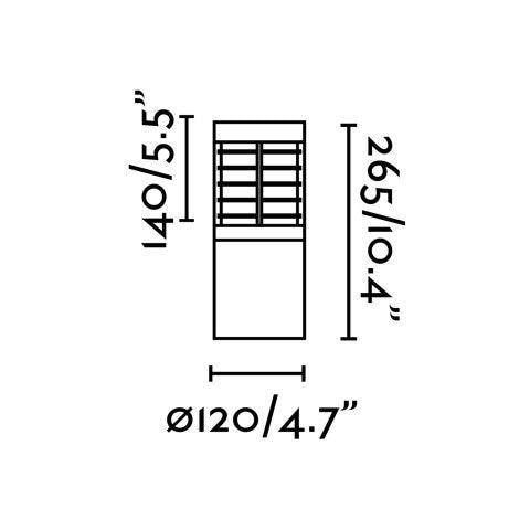 Faro 70767 - Giza Led Lampada Sopra Muro Grigio Scuro - Foto 2