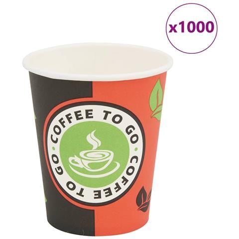Bicchiere Da Caffè Monouso In Carta 1000 Pz 8 Oz (290 Ml)  - Foto 1