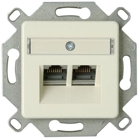 1 Pezzo Frutto Presa Di Rete Alluminio - Foto 1