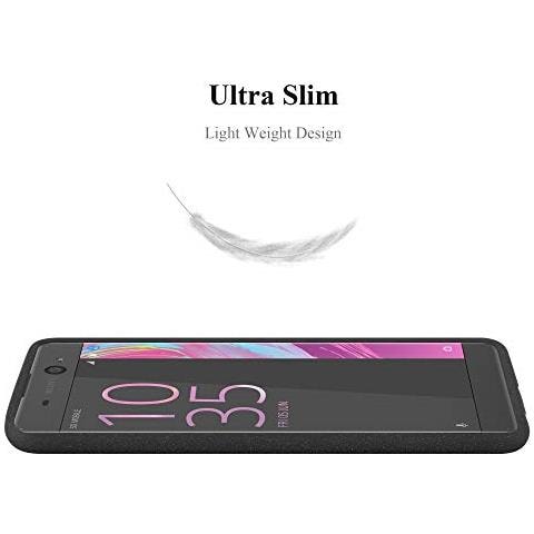 Custodia Compatibile Con Sony Xperia Xa In Frost Nero - Coperchio Protettivo In Silicone Tpu Flessibile - Foto 2