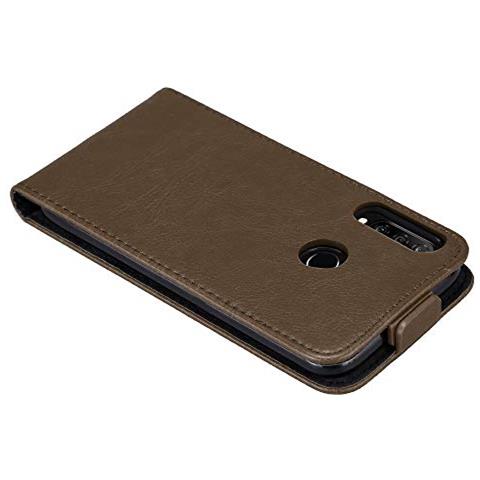 Custodia Compatibile Con Huawei P30 Lite In Bruno Caffè - Coperchio Protettivo In Design Flip Con Chiusura Magnetica - Foto 2