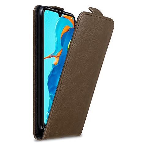 Custodia Compatibile Con Huawei P30 Lite In Bruno Caffè - Coperchio Protettivo In Design Flip Con Chiusura Magnetica - Foto 1