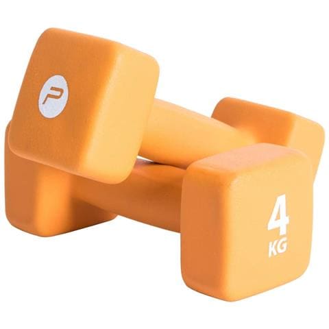 Set Manubri 2x4 Kg In Neoprene Arancione - Foto 2