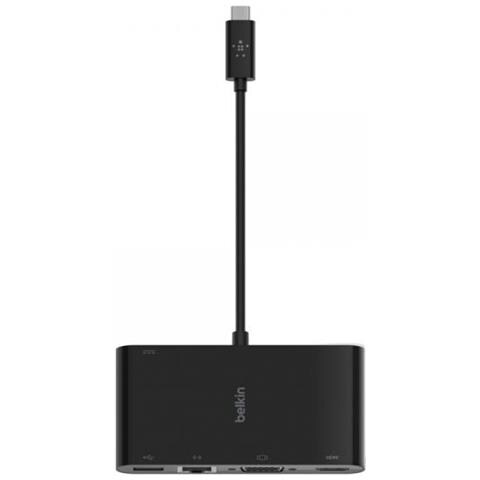 USB-C to Gigabit-Ethern. HDMI / VGA / USB-A-Adapter, 100W PD - Foto 3