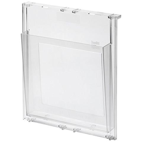 H6810002 porta Brochure Da Parete Din A4 alto, Trasparente - Foto 1