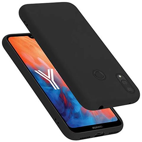 Custodia Compatibile Con Huawei Y7 2019 / Y7 Prime 2019 In Liquid Nero - Coperchio Protettivo In Silicone Tpu Flessibile - Foto 1