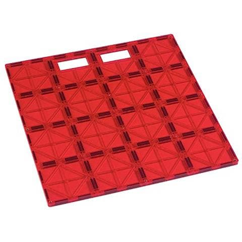 Piastrella Stabilizzatrice Da Costruzione Super Resistente 12x12 Con Maniglia Per Il Trasporto Per Un Gioco Facile, Ottima Aggiunta A Tutti I Set Di Tessere Magnetiche Funziona Con Tutti I Marchi Principali (i Colori Possono Variare)  - Foto 1
