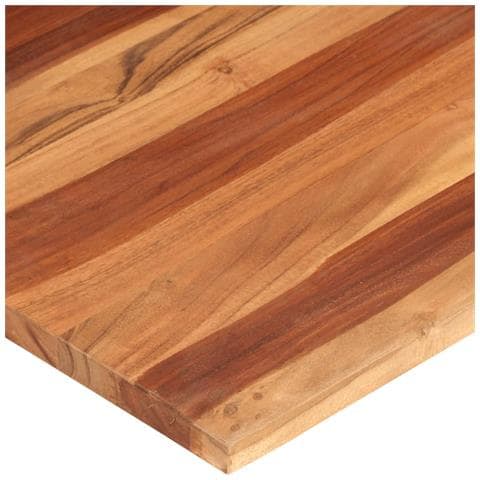 Piano Tavolo in Legno Massello di Acacia 25-27 mm 60x70 cm - Foto 2