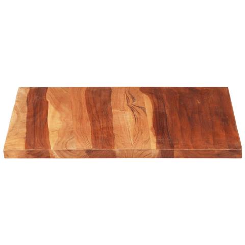 Piano Tavolo in Legno Massello di Acacia 25-27 mm 60x70 cm - Foto 8