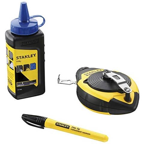 FatMax Schlagschnur-Set mit blauer Kreide und Markierungsstift 0-47-681aa - Foto 1