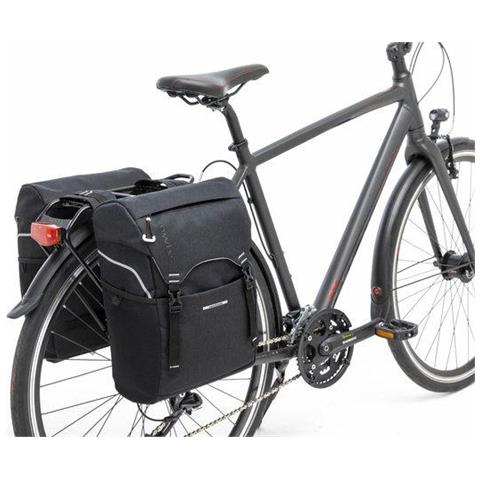 Borsa Bici Doppia Sport 32 Litri Poliestere Nero - Foto 3
