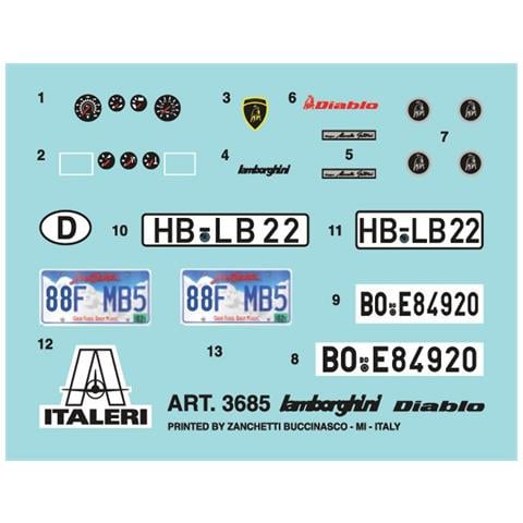 Lamborghini Diablo 1990 Kit 1:24 - Foto 1