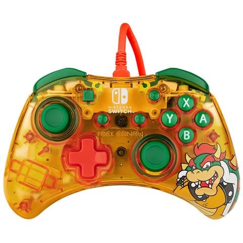 Pdp Rock Candy: Lemon Bomb Bowser Verde, Traslucido, Giallo Usb Gamepad Analogico /digitale Nintendo Switch, Nintendo Switch Lite, Nintendo Switch Oled - Foto 4