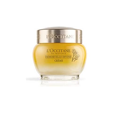 Loccitane Anti - Aging Immortelle Divine Crema Viso Idratante Per Un Bagliore Giovane E Radioso, 17 Oz - Foto 1