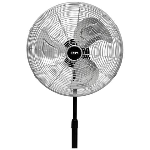 Ventilatore A Piantana Edm Nero Opaco 80 W Ø 50 Cm Industriale - Foto 3