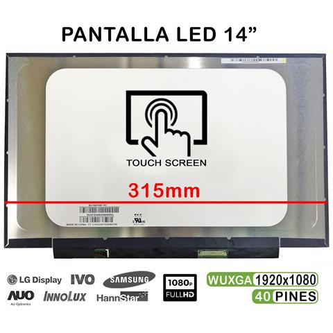 Display LED Touch 14 Pollici Notebook NV140FHM-T01 - Foto 1