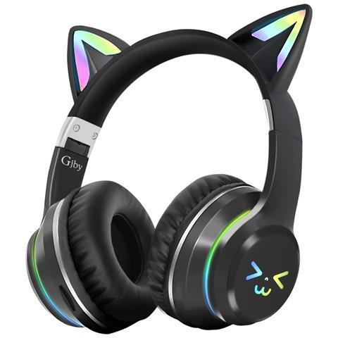 Cuffie Bluetooth Orecchie Di Gatto Luminose - Foto 1