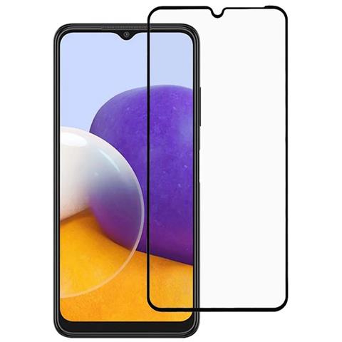 Full Cover 2.5d Glass For Samung Galaxy A22 4g (a225f) Anti-static / Japan Glue Black - Foto 1