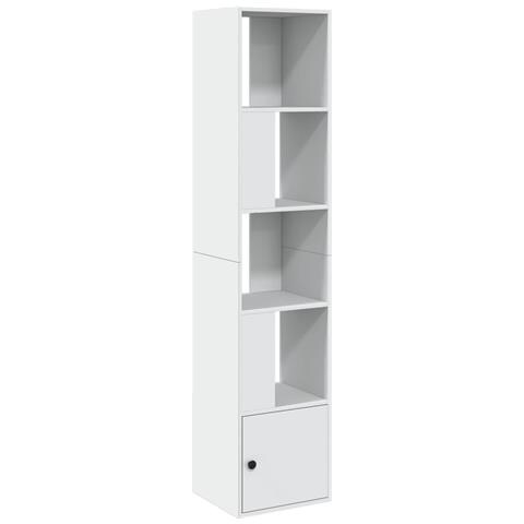 Libreria Bianca 40x36x189 Cm In Legno Multistrato - Foto 2