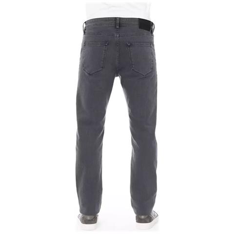 Jeans E Pantaloni In Cotone Grigio - W34 - Foto 3