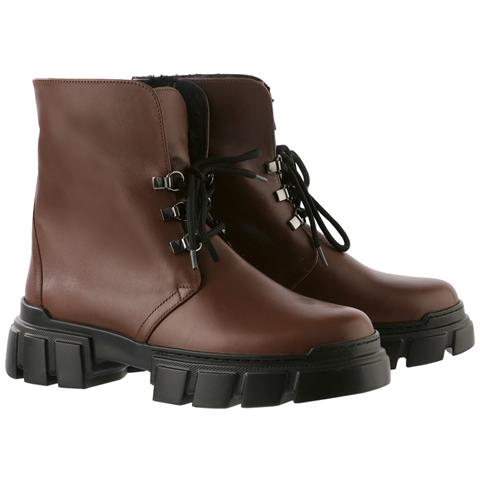 Winter Hike Wm Booties Stivaletti Pelle Scarpe Donna Marrone Eu 39, 8-102745 2900 - Foto 1